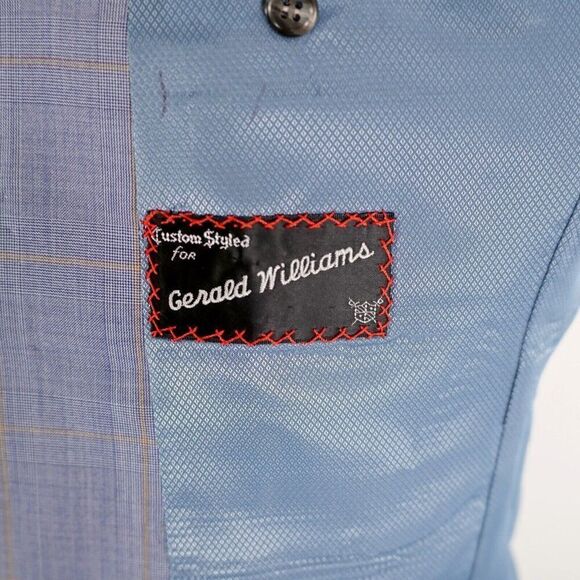 Vitale‎ Barberis Canonico Super 140s Blue Plaid 2 Piece Vest + Suit Jacket 42L - Picture 11 of 15